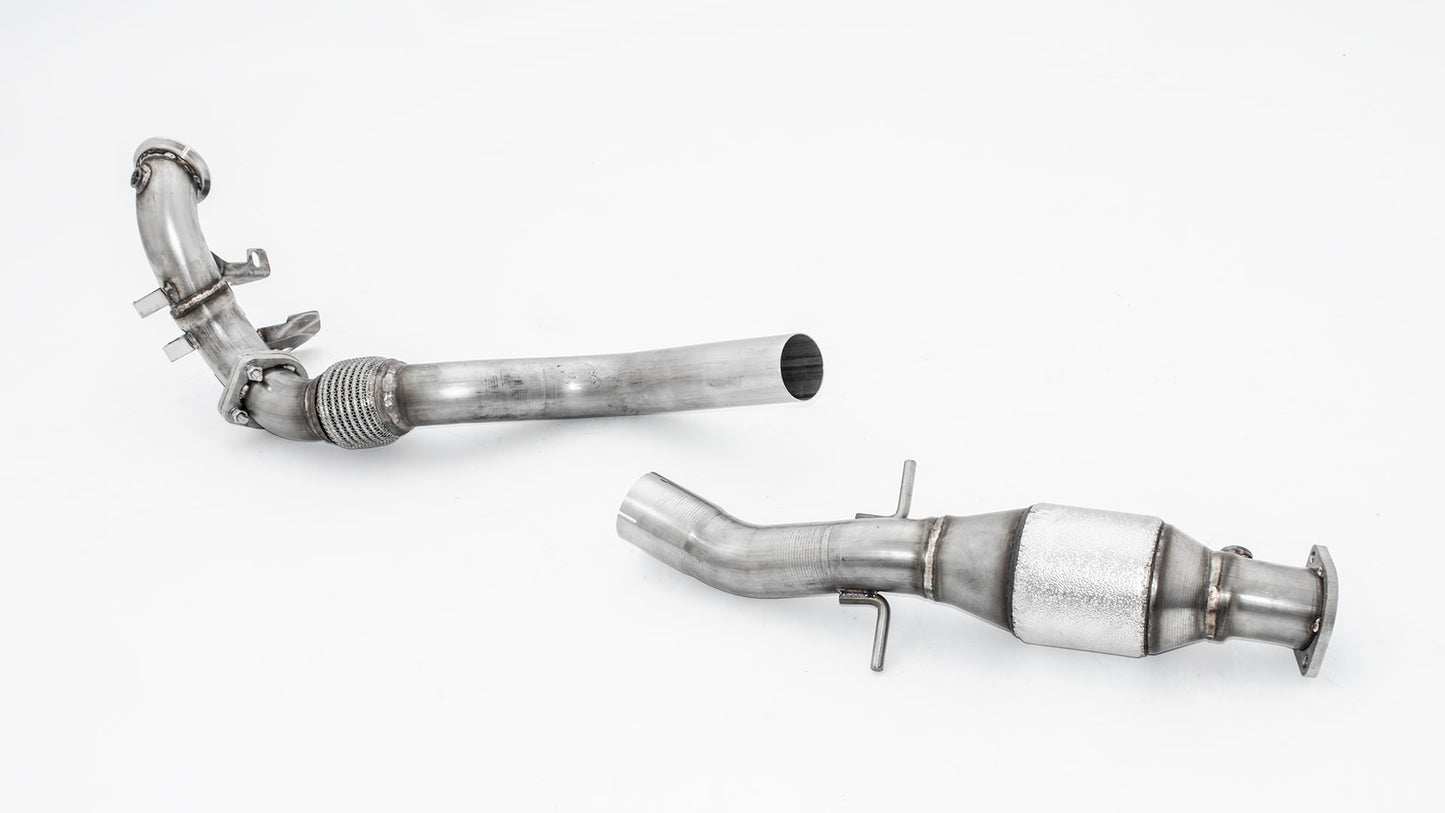 Friedrich Motorsport 70mm Downpipe mit 200 Zellen Sport-Kat. Edelstahl