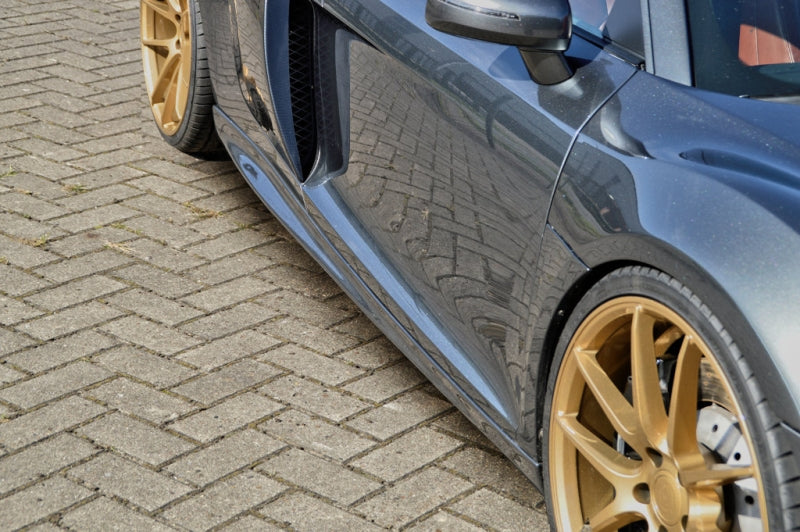 Seitenschwellersatz ABS Audi R8, 42 Bj.: 2006-2015 Schwarz Glanz