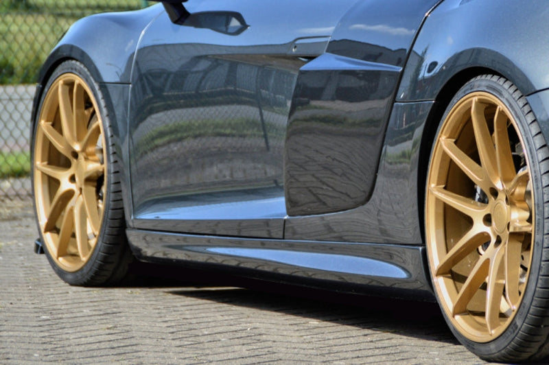 Seitenschwellersatz ABS Audi R8, 42 Bj.: 2006-2015 Schwarz Glanz