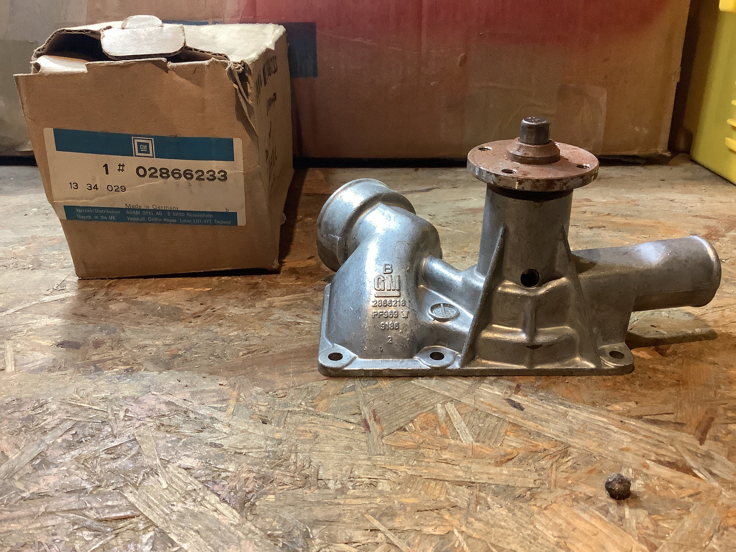 Opel Ascona A Opel GT Opel Kadett A,B,C Opel Olympia A Wasserpumpe Original GM NEU