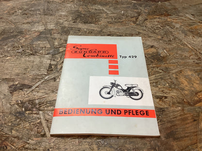 Bedienung und Pflege Heft Super Zündapp Combinette