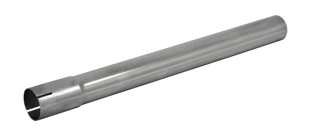 Friedrich Motorsport 1 3/4" 500mm Auspuffrohr mit Muffe aluminierter Stahl