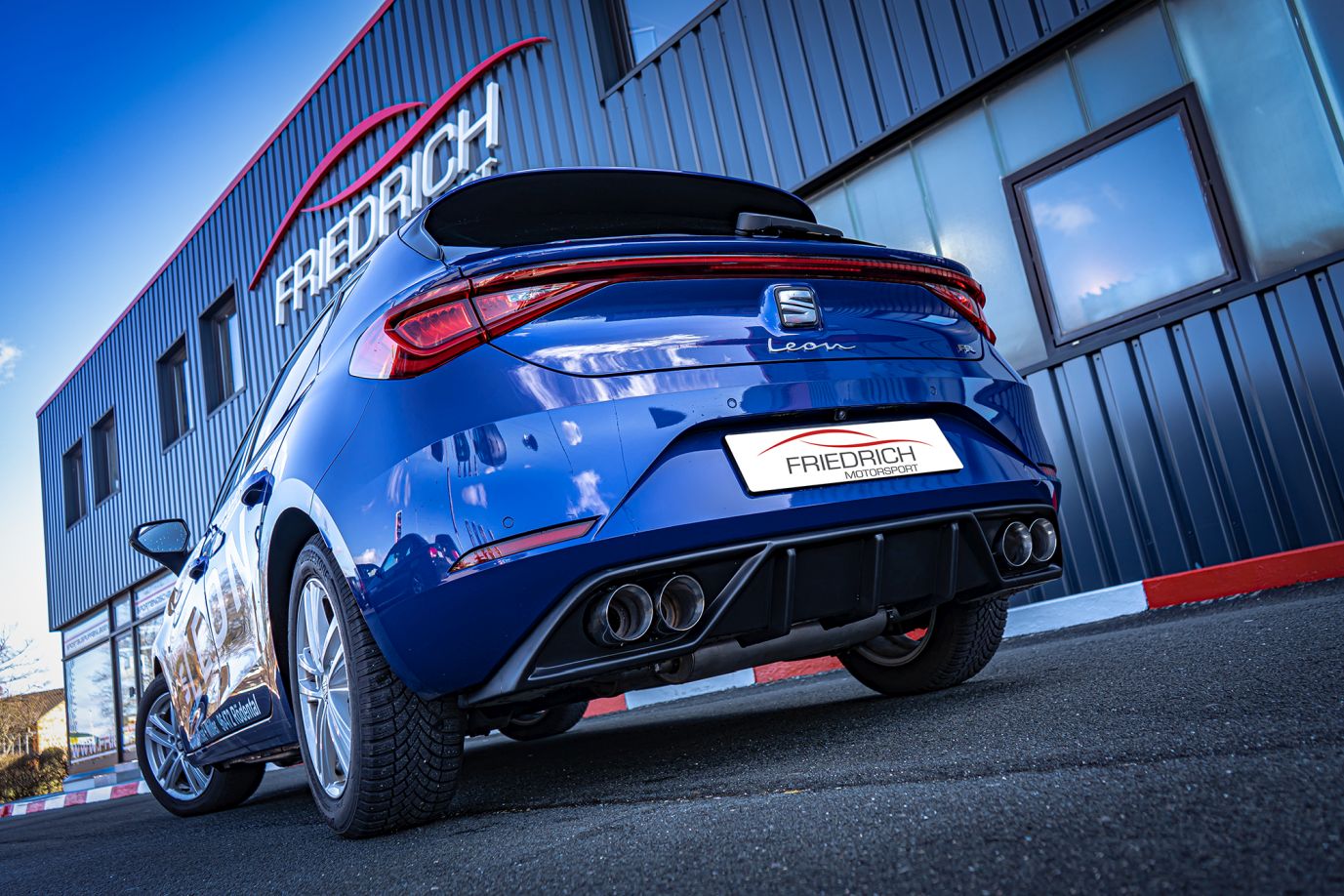 Friedrich Motorsport Duplex-Sportendschalldämpfer Seat Leon KL inkl. FR