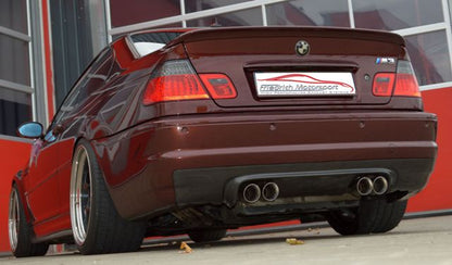 Friedrich Motorsport Rennsport Duplex-Sportendschalldämpfer BMW E46 M3/CSL