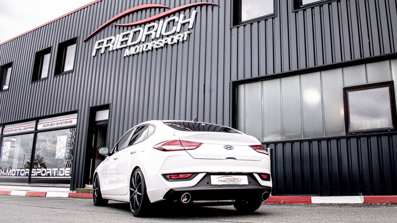 Friedrich Motorsport Duplex-Sportendschalldämpfer Hyundai i30 PDE Fastback