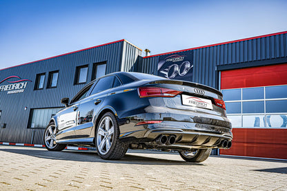 Friedrich Motorsport 76mm Duplex-Sportendschalldämpfer Audi A3 8V Limousine Quattro