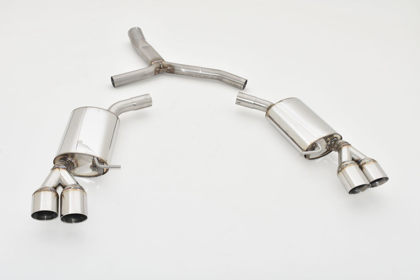 Friedrich Motorsport 76mm Duplex-Sportendschalldämpfer Audi A4 B9 (B8/8W) Quattro