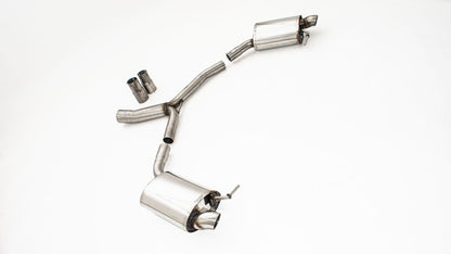 Friedrich Motorsport 76mm Duplex-Sportendschalldämpfer Audi A5 B9 (F5/B8) Sportback Quattro