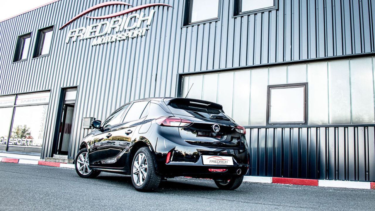 Friedrich Motorsport Sportendschalldämpfer Opel Corsa F inkl. GS-Line