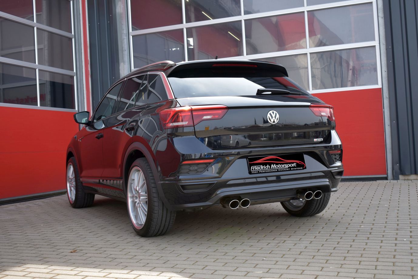 Friedrich Motorsport Duplex-Sportendschalldämpfer VW T-ROC inkl. Cabrio (A1) Frontantrieb