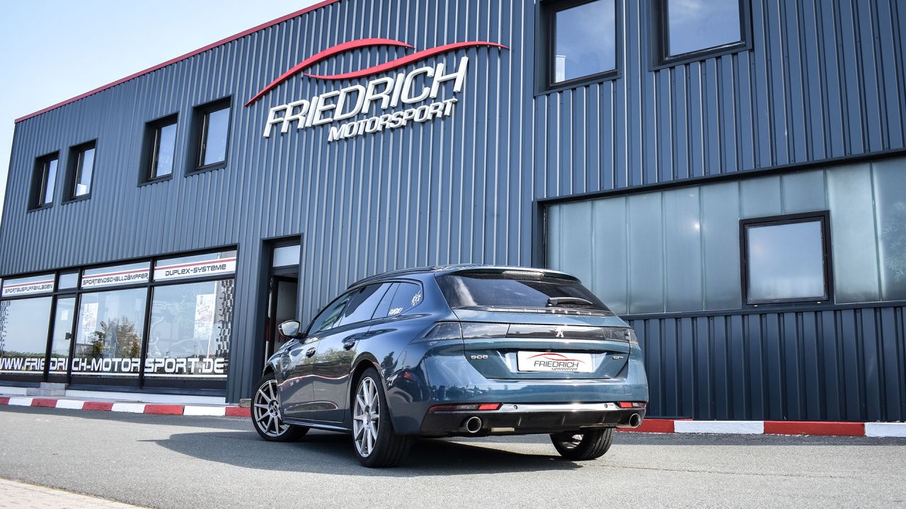 Friedrich Motorsport 76mm Duplex-Sportendschalldämpfer Peugeot 508 II SW GT