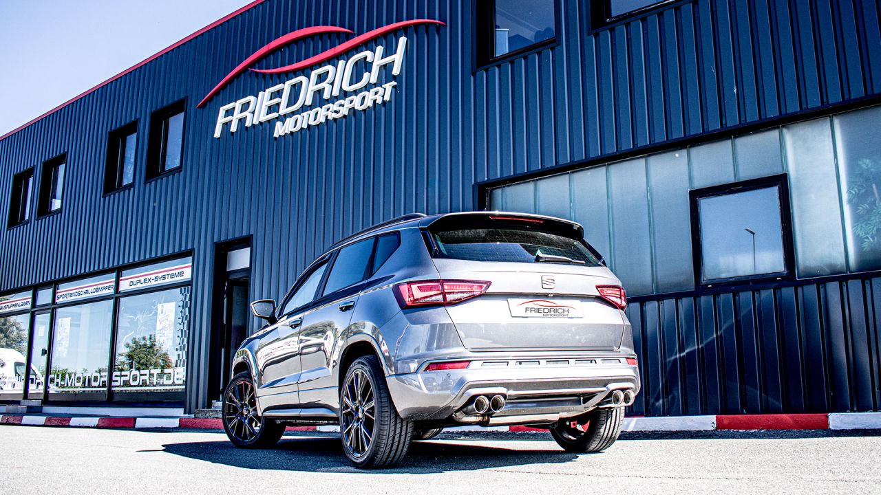 Friedrich Motorsport Duplex-Sportendschalldämpfer Seat Ateca Frontantrieb inkl. FR
