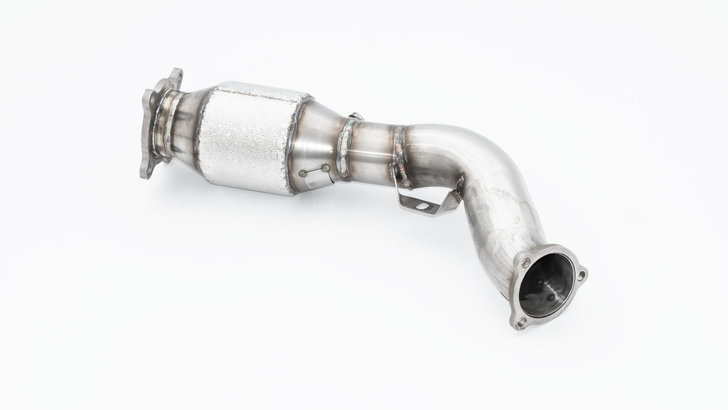 Friedrich Motorsport 76mm Downpipe mit 200 Zellen Sport-Kat. Edelstahl