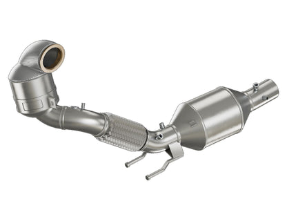Friedrich Motorsport 76mm Downpipe mit 200 Zellen HJS Sport-Kat. und OPF Edelstahl