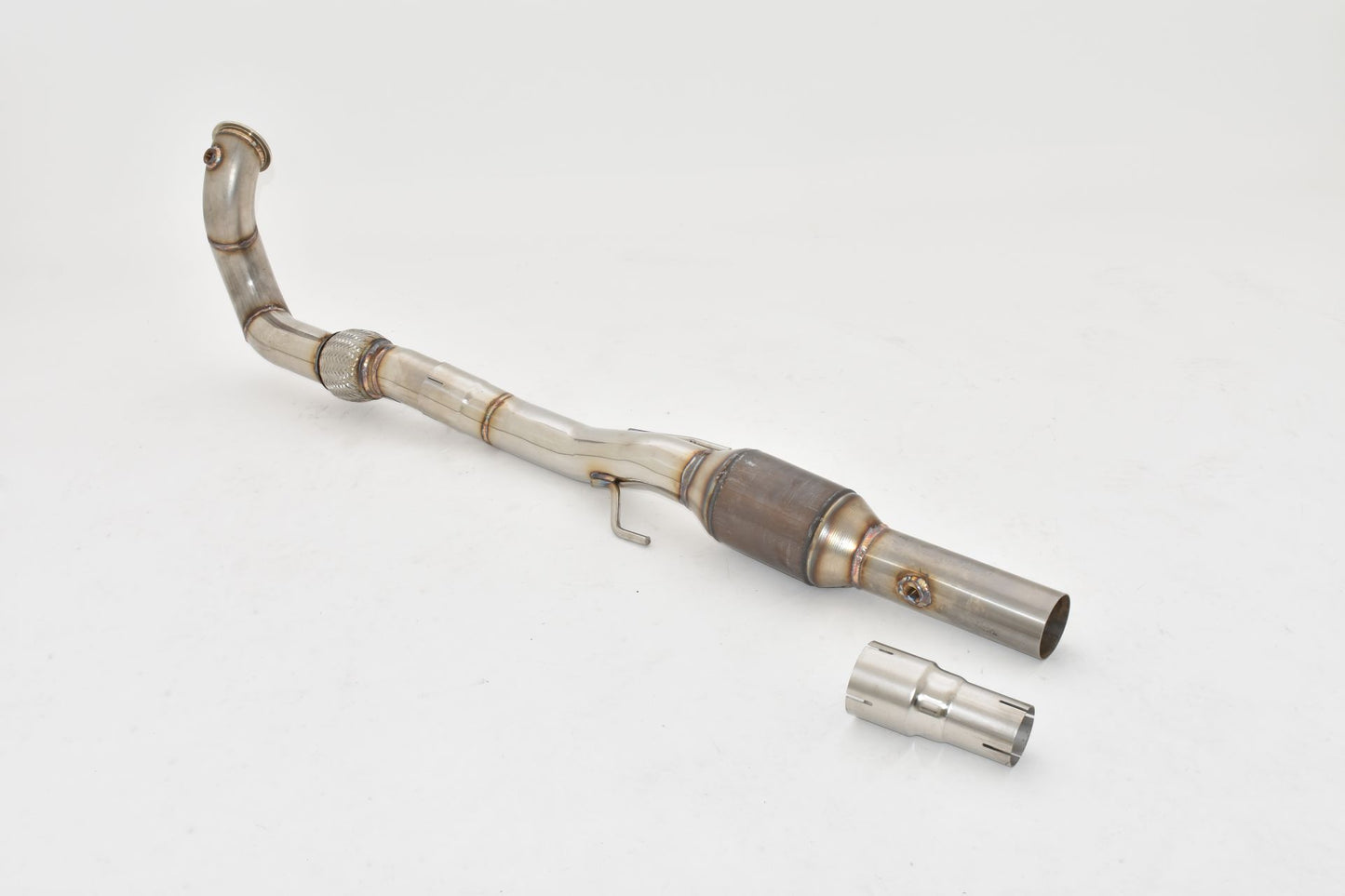 Friedrich Motorsport 76mm Downpipe mit 200 Zellen Sport-Kat. Edelstahl