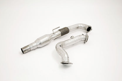 Friedrich Motorsport 76mm Downpipe mit 200 Zellen Sport-Kat. Edelstahl