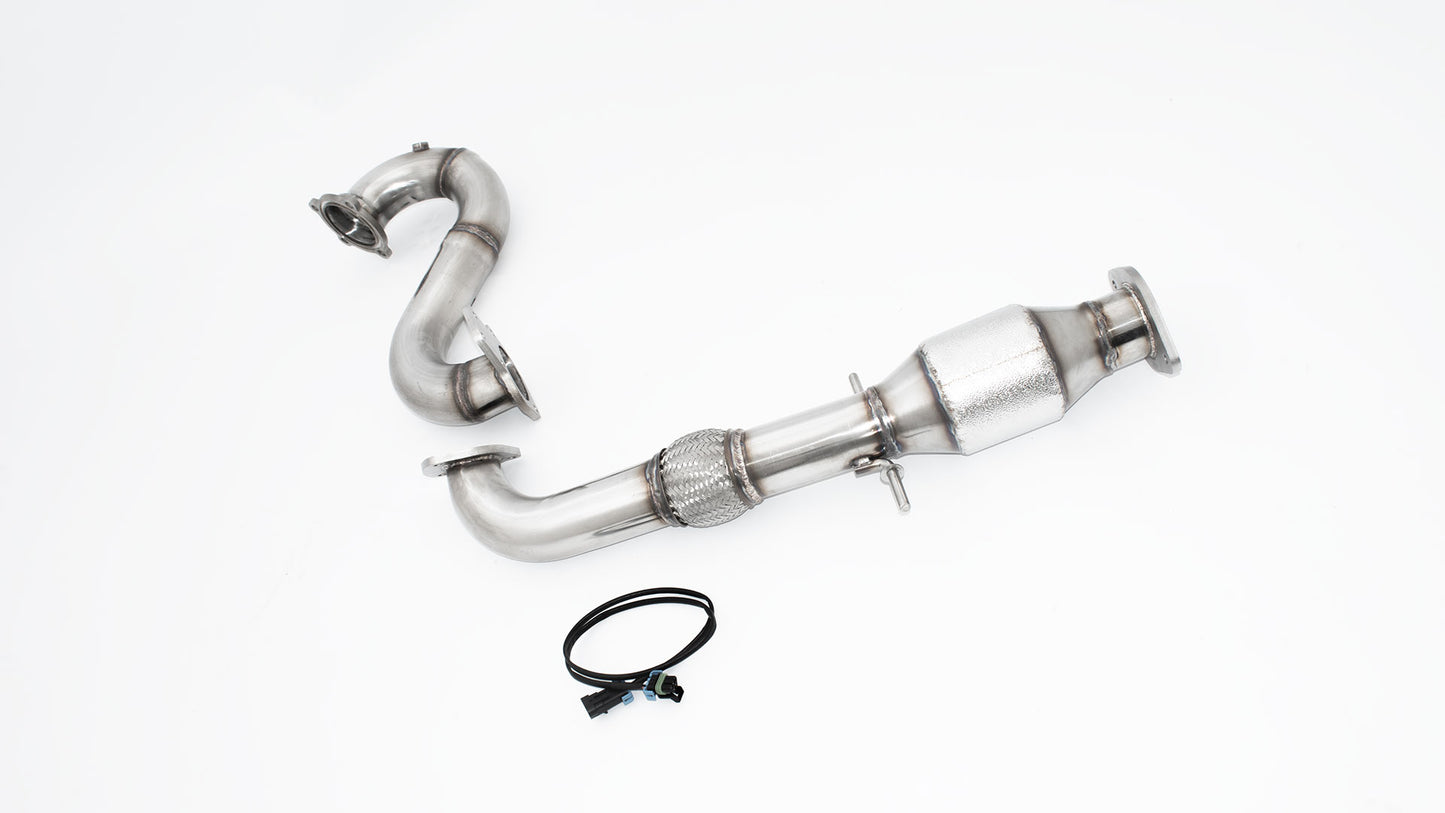 Friedrich Motorsport 76mm Downpipe mit 200 Zellen Sport-Kat. Opel Astra J GTC OPC