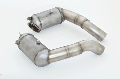 Friedrich Motorsport 76mm Downpipe-Satz mit 200 Zellen Sport-Kat. Edelstahl