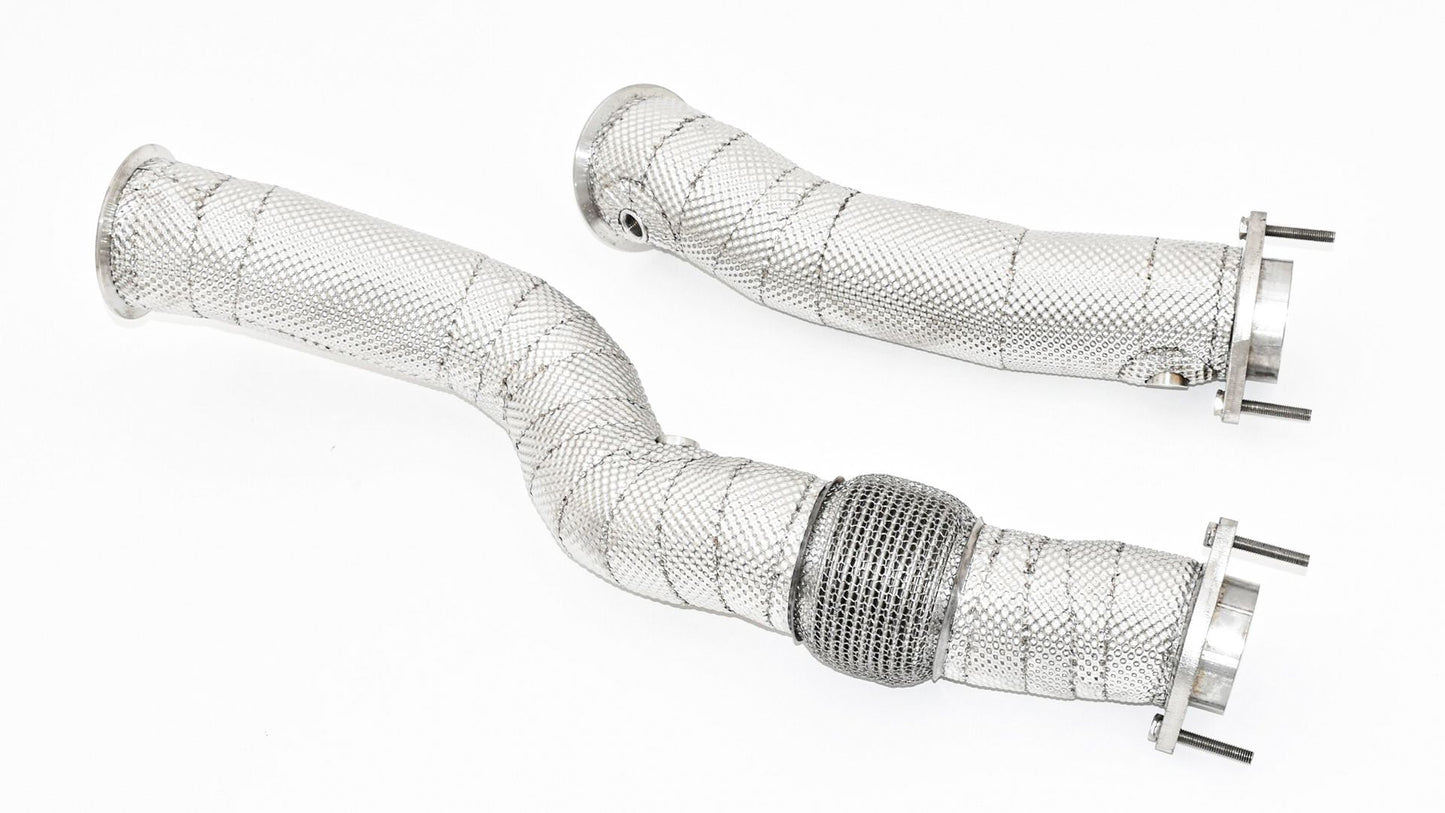 Friedrich Motorsport 2x76mm Downpipe Edelstahl