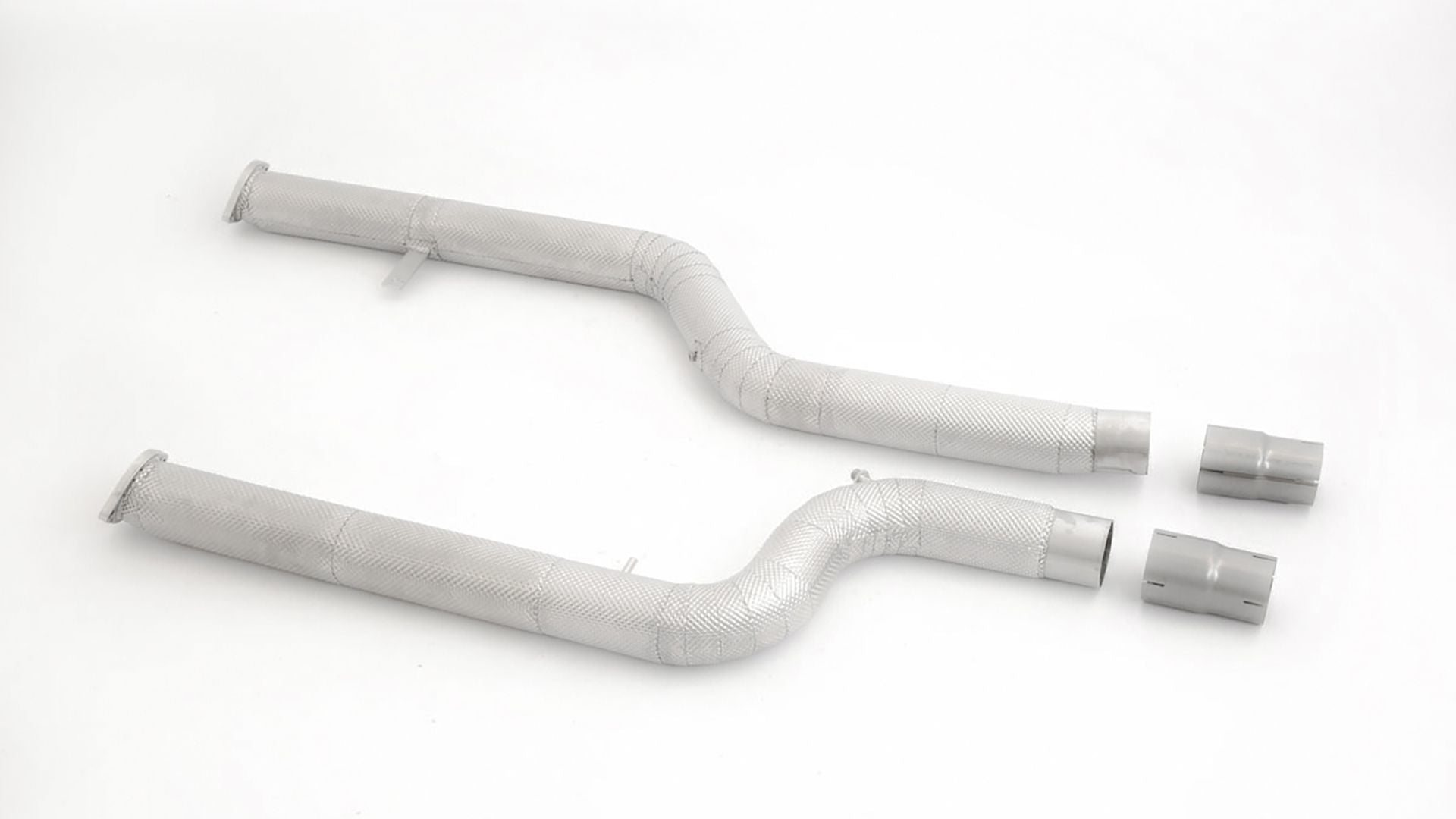 Friedrich Motorsport 2x76mm Ottopartikelfilter-Ersatzrohr Edelstahl
