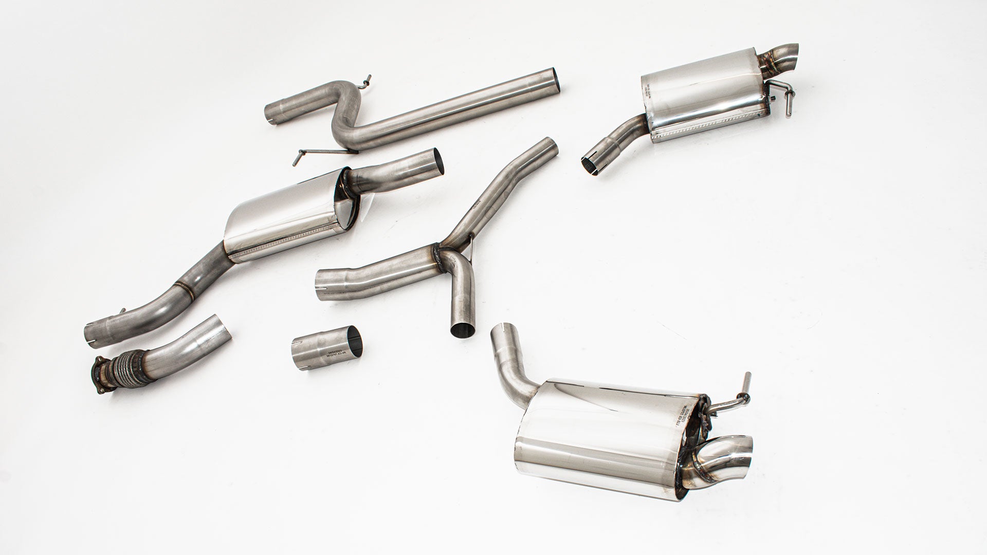 Friedrich Motorsport 76mm Duplex-Anlage Audi A4 B9 (B8/8W) Frontantrieb