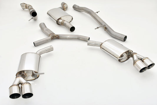 Friedrich Motorsport 76mm Duplex-Anlage Audi A4 B9 (B8/8W) Limousine und Avant Quattro