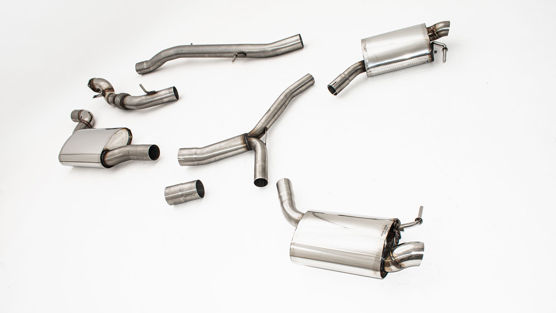 Friedrich Motorsport 76mm Duplex-Anlage Audi A4 B9 (B8/8W) Limousine und Avant Quattro