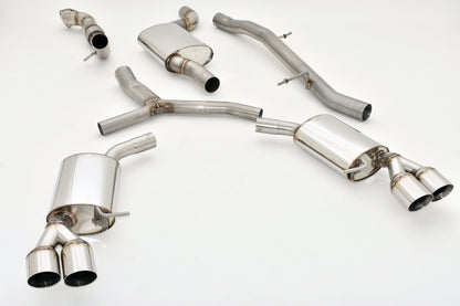 Friedrich Motorsport 76mm Duplex-Anlage Audi A5 B9 (F5/B8) Coupe und Cabrio Quattro