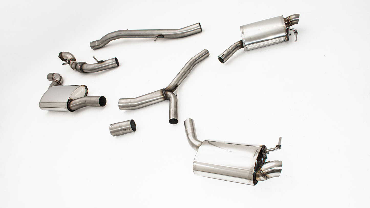 Friedrich Motorsport 76mm Duplex-Anlage Audi A5 B9 (F5/B8) Coupe und Cabrio Quattro
