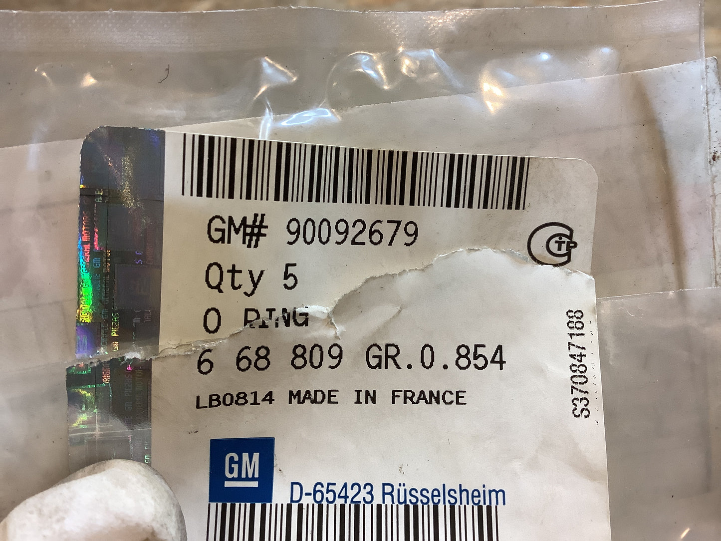Ascona C, Vectra A Dichtung, Kupplungsnehmerzylinder Original GM NEU