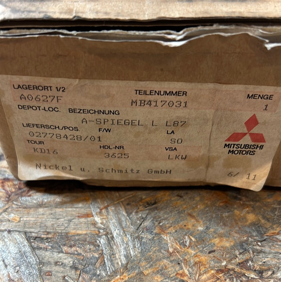 Original Mitsubishi L300 87-89 Außenspiegel links NEU MB417031