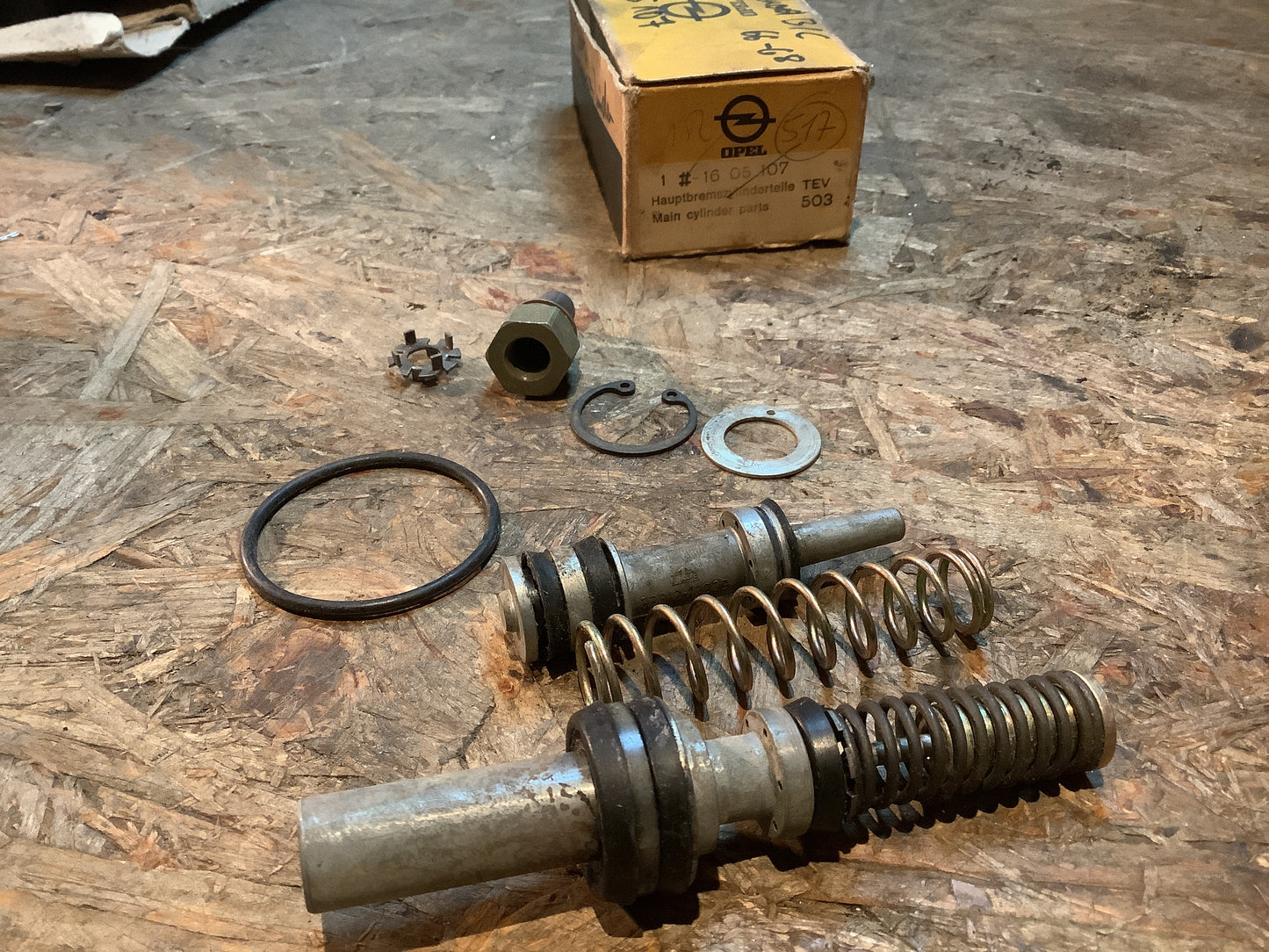 Opel Rekord B/C Bj. 66-68 Reperatursatz Hauptbremszylinder Original Opel NEU