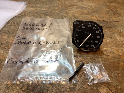 Kadett E Cabriolet Cockpit-Tachometer Original Opel NEU