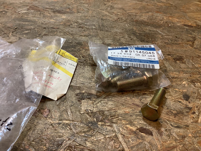 Schraubensatz M10x35, Kupplung an Längträger Original GM NEU
