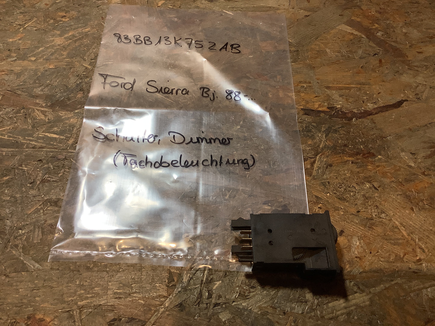 Ford Sierra Bj. 88-… Schalter, Dimmer (Tachobeleuchtung) Original Ford NEU