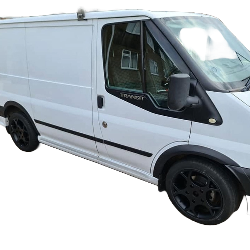 Radhausverkleidungen passend für FORD Transit MK7 2007-2013 mit ABE TÜV Matt Schwarz