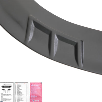 WA03.049 - Radlaufverkleidungen passend für Ford Transit Custom Mk2 2023+ Matt Schwarz