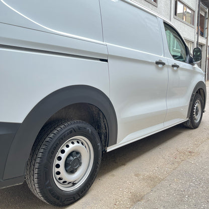 WA03.049 - Radlaufverkleidungen passend für Ford Transit Custom Mk2 2023+ Matt Schwarz