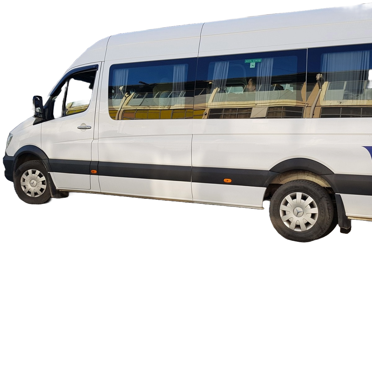 Radhausverkleidungen passend für MERCEDES Sprinter W906 Facelift 2014-2018 mit ABE TÜV Matt Schwarz