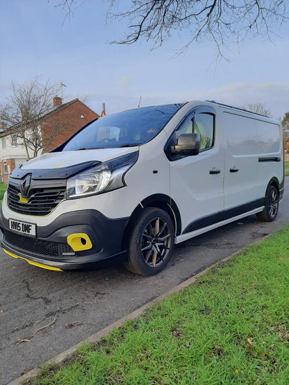 Radlaufverkleidungen passend für Renault Trafic X82 2014-2018 LWB v2 mit ABE TÜV Hochglanz Schwarz