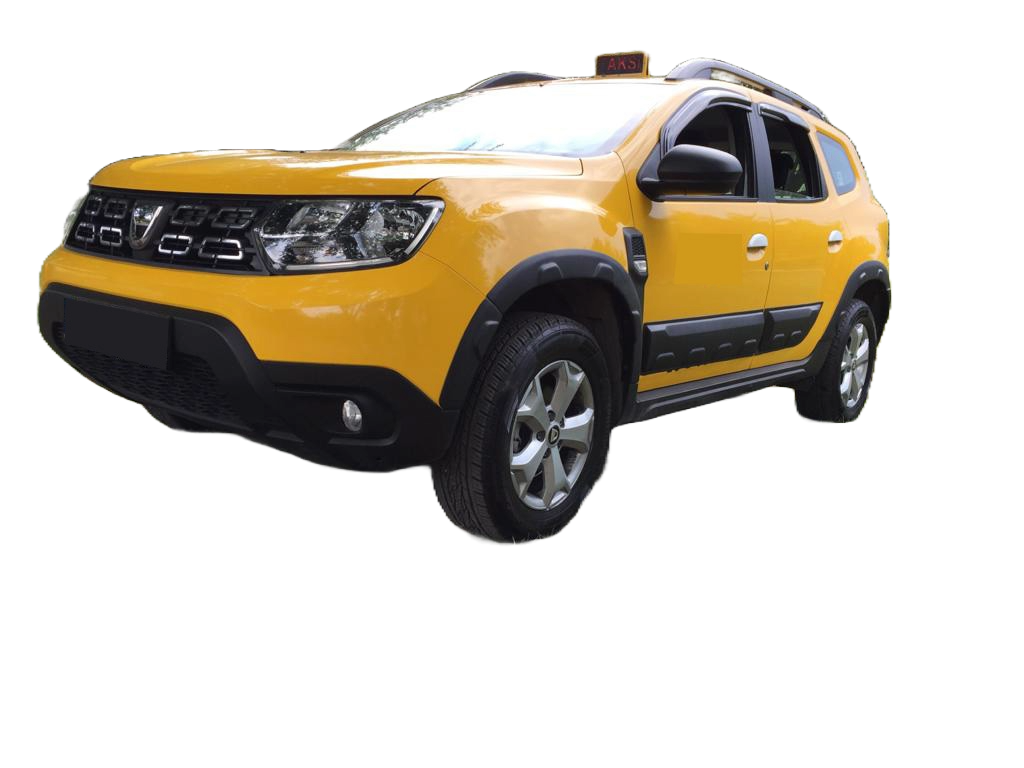 Radlaufverkleidungen passend für Dacia Duster Serie 2 2018+ (Off-Road) mit ABE TÜV Matt Schwarz