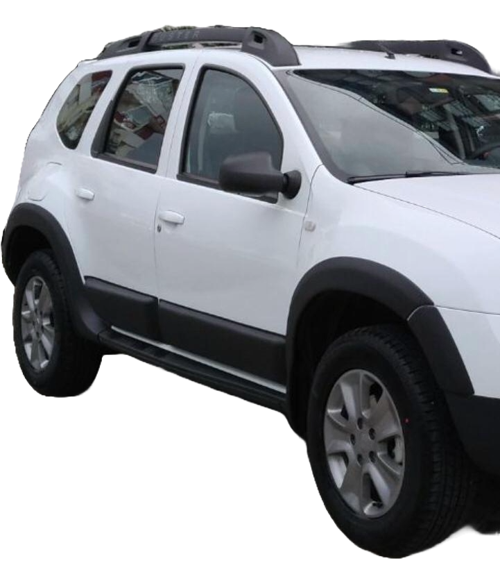 Radlaufverkleidungen passend für DACIA Duster Serie 1 2010-2017 mit ABE TÜV Matt Schwarz