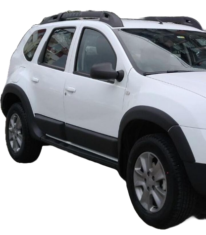 Radlaufverkleidungen passend für DACIA Duster Serie 1 2010-2017 mit ABE TÜV Matt Schwarz