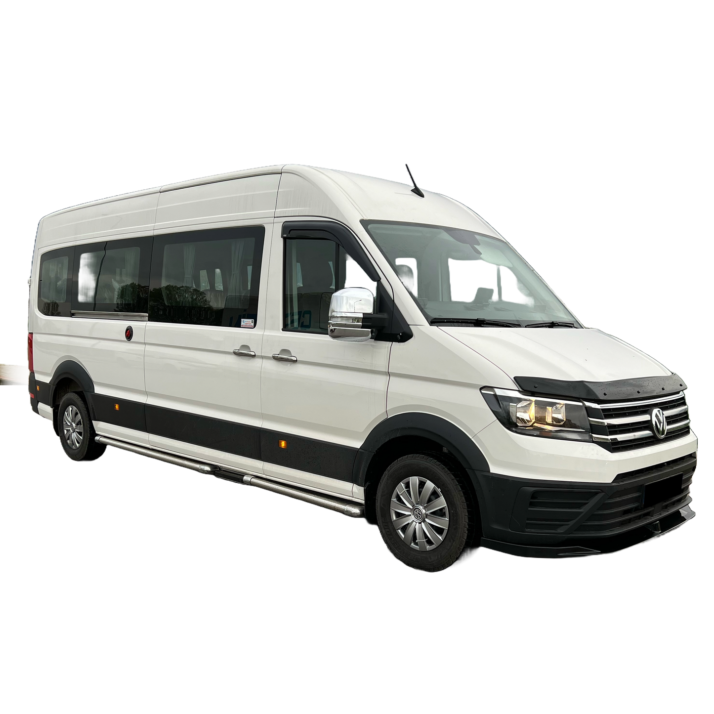 Radlaufverkleidungen passend für VW Crafter MK2 2017+ mit ABE TÜV Matt Schwarz
