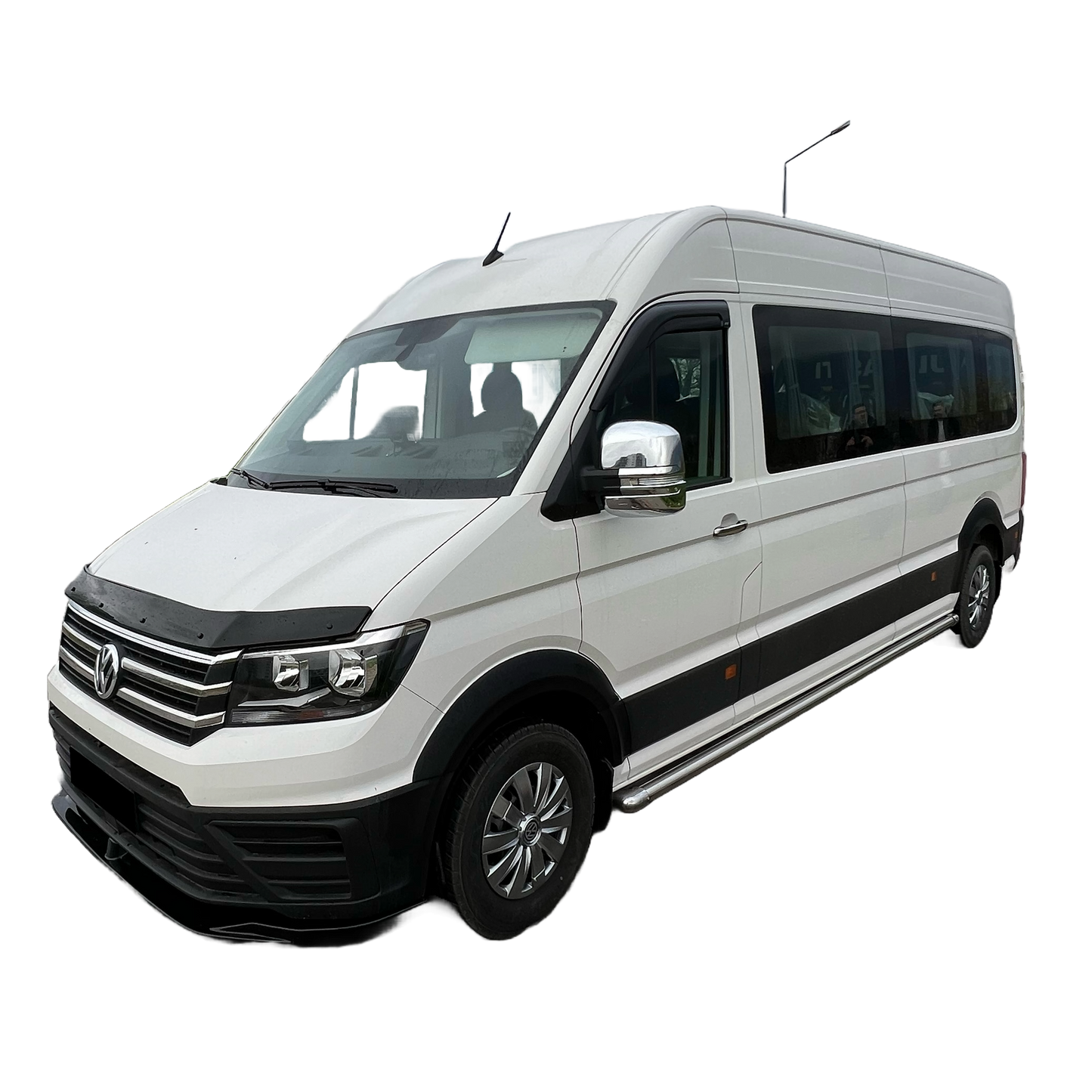 Radlaufverkleidungen passend für VW Crafter MK2 2017+ mit ABE TÜV Matt Schwarz