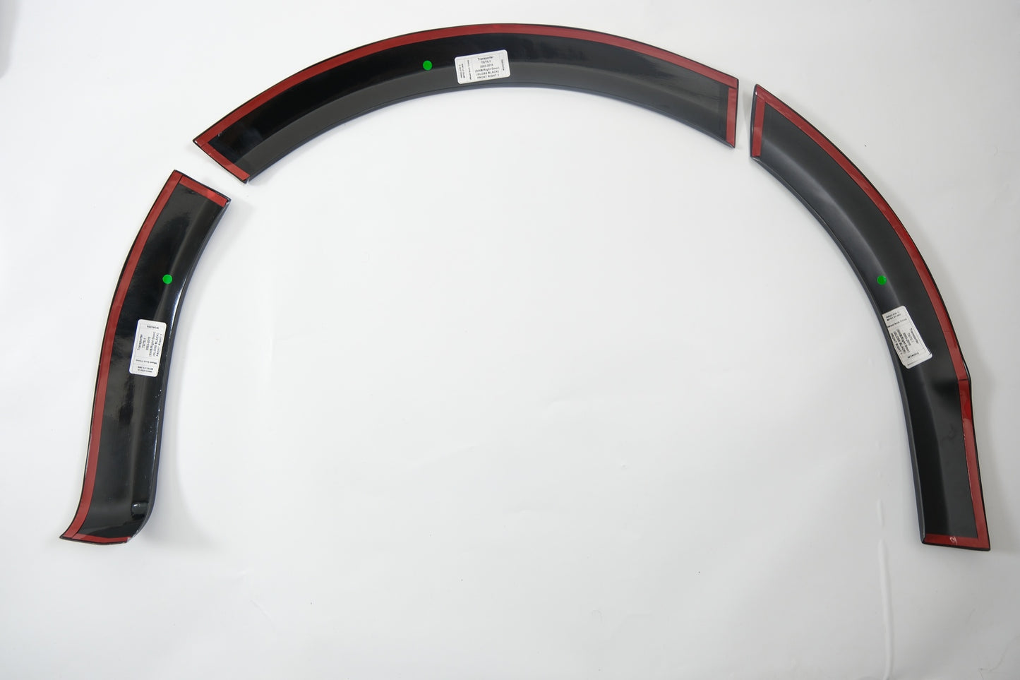 Radlaufverkleidungen passend für VW Transporter T5 - T5.1 2003-2015 (SWB / Rechte Tür) mit ABE TÜV (Hochglanz Schwarz)