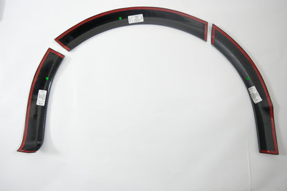 Radlaufverkleidungen passend für VW Transporter T5 - T5.1 2003-2015 (SWB / Rechte Tür) mit ABE TÜV (Hochglanz Schwarz)