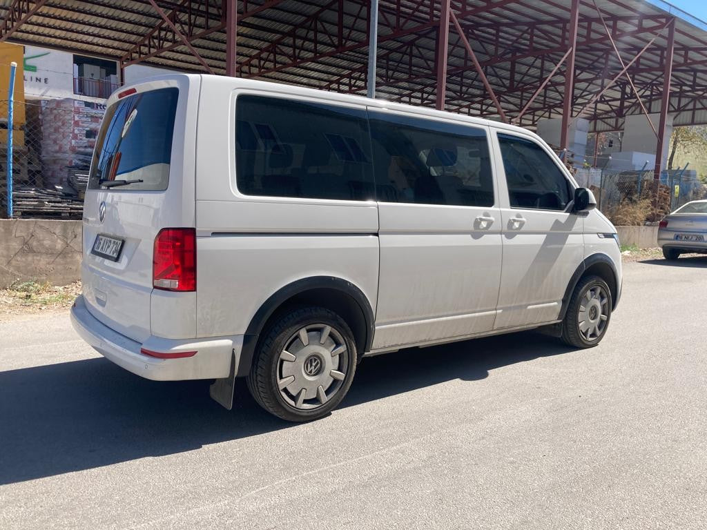 Radlaufverkleidungen passend für VW Transporter T6.1 2019-2021 (Kurze Radstand / Rechte Tür) mit ABE TÜV Matt Schwarz
