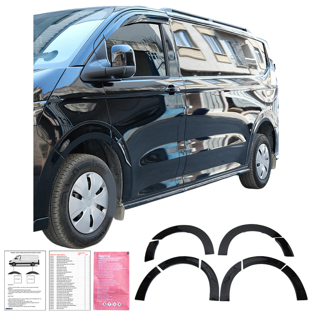 Radlaufverkleidungen VW Transporter T7 2024+ Hochglanz Schwarz