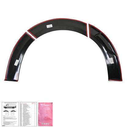 Radlaufverkleidungen VW Transporter T7 2024+ Hochglanz Schwarz